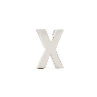 Imotionals Imotionals zilveren hanger letter x