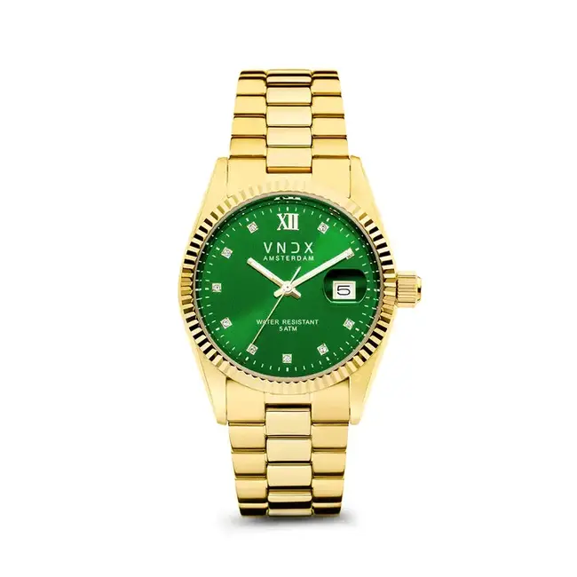 VNDX VNDX HORLOGE - Dare Devil Medium Goud Groen