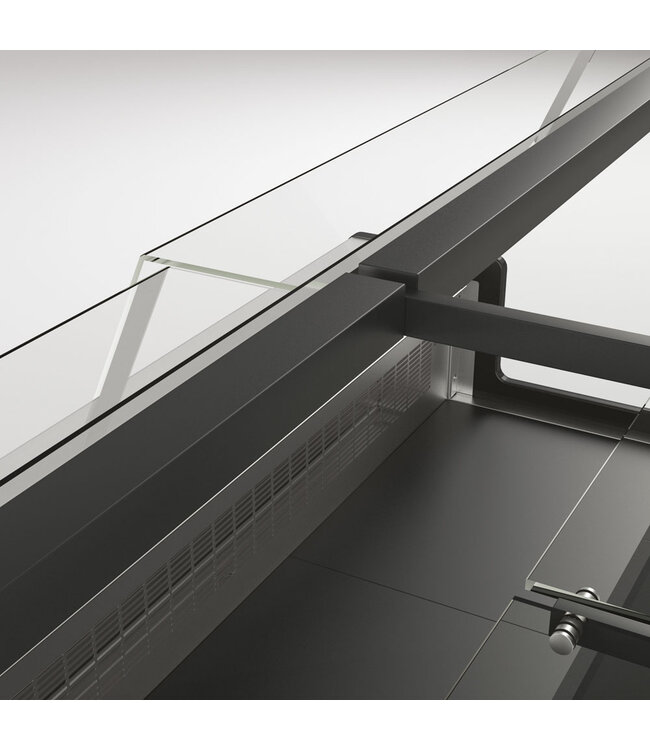 Diamond Gekoelde uitstaltoonbank EN & GN, lage ruit , geventileerd, zonder reserve