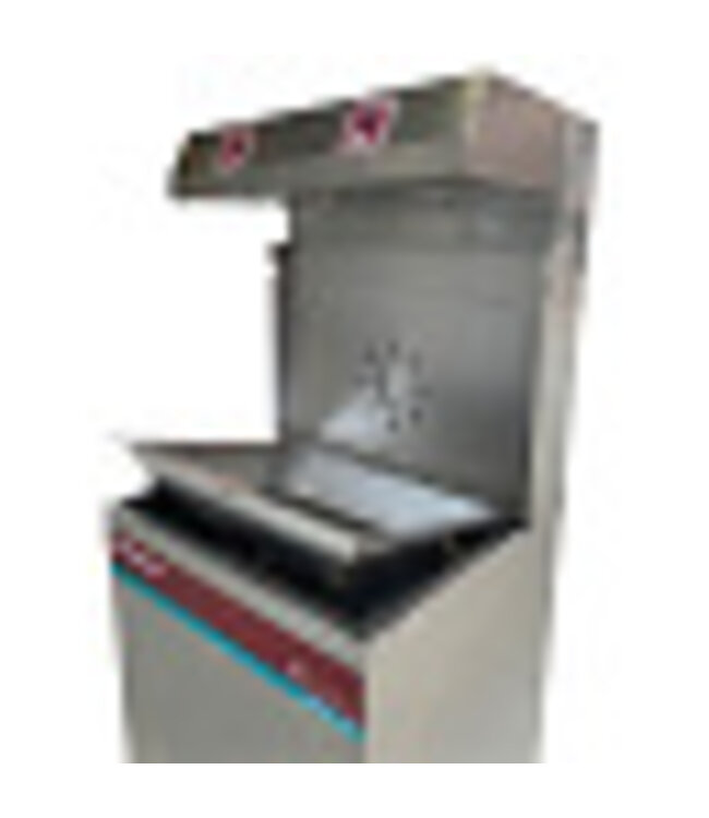 Diamond Pedaal waterkoeler, roestvrij staal, 150L/u