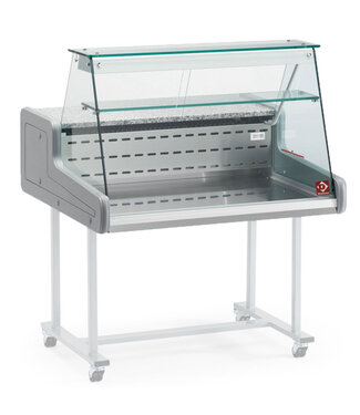 Diamond Gekoelde vitrinetoonbank - recht frontglas
