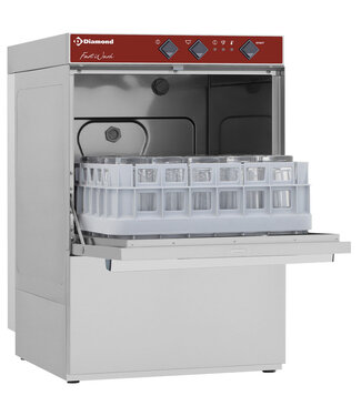 Diamond Glazenwasser mand 400x400 mm