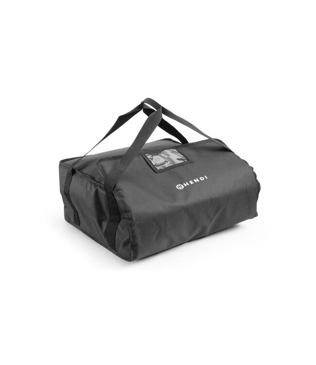 HENDI Pizza transport tas 45 cm Kitchen Line, HENDI, Kitchen Line, Zwart, 470x470x(H)210mm