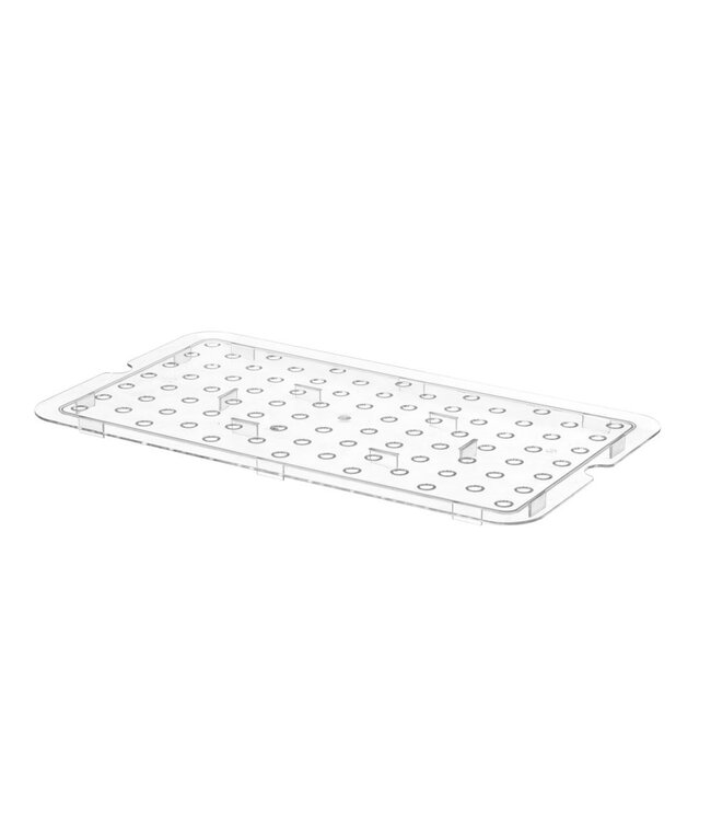 HENDI Geperforeerde roosters voor GN containers polycarbonaat, HENDI, Profi Line, GN 1/1, Transparant, 467x263mm