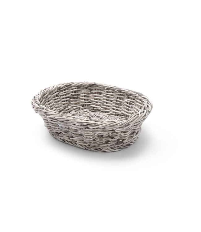 HENDI Broodmand ovaal, HENDI, Lichtgrijs, 250x190x(H)65mm