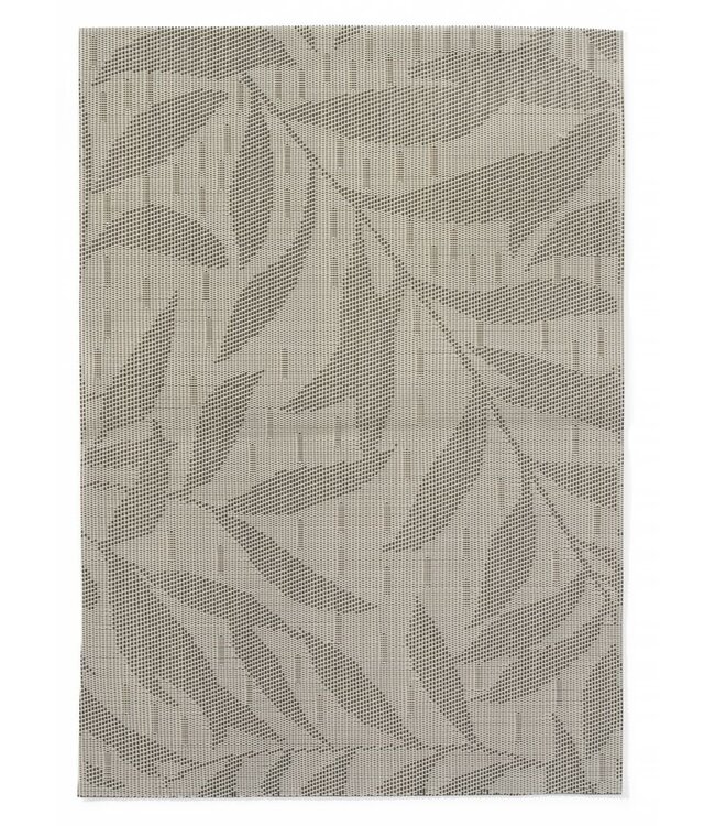 HENDI Placemat, bladeren – set, HENDI, Lichtgrijs, 6 st., 450x300mm