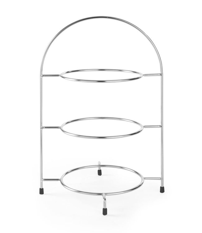 HENDI Serveerstandaard voor borden, HENDI, borden max. Ø 275 mm, 290x290x(H)440mm