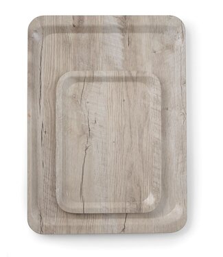 HENDI Dienblad van melamine met hout bedrukking