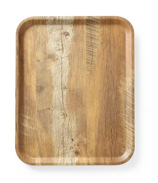 HENDI Dienblad van melamine met hout bedrukking