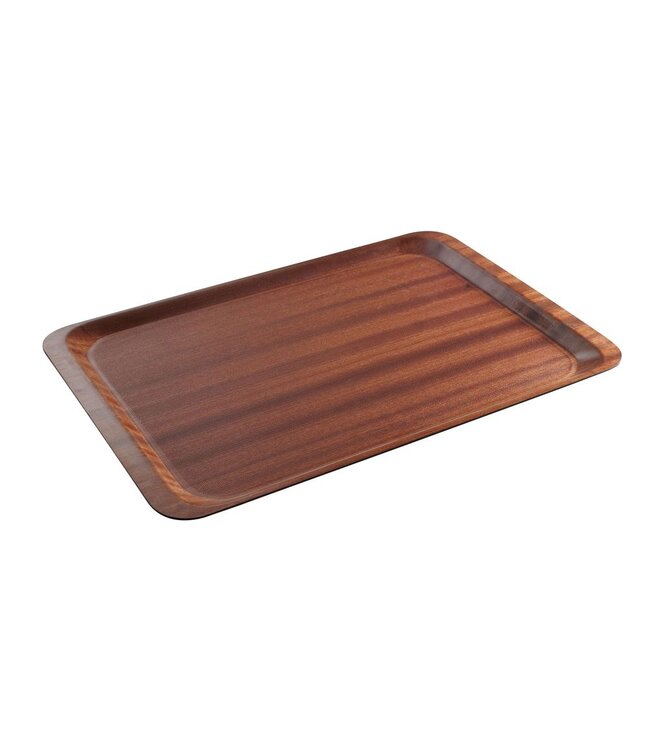 HENDI Dienblad woodform, HENDI, Euronorm, Mahonie, 370x530mm