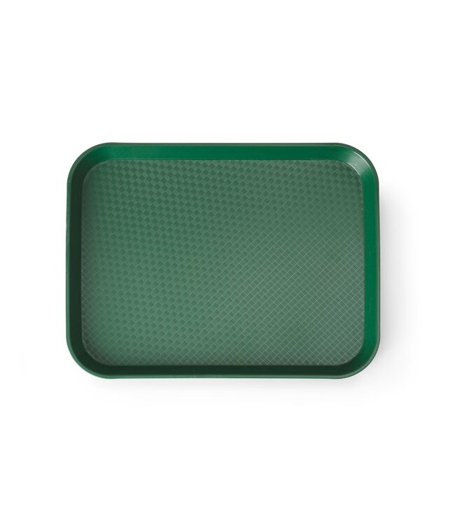 HENDI Fastfood dienbladen small, HENDI, Groen, 265x345x(H)20mm