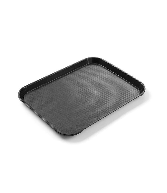 HENDI Fastfood dienbladen small, HENDI, Zwart, 265x345x(H)20mm