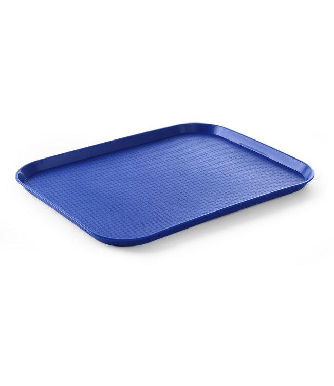 HENDI Fastfood dienbladen large, HENDI, Blauw, 350x450x(H)20mm