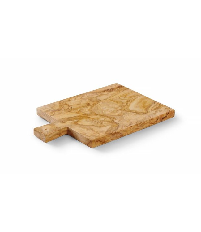 HENDI Serveerplank olijfhout, HENDI, 340x230x(H)22mm