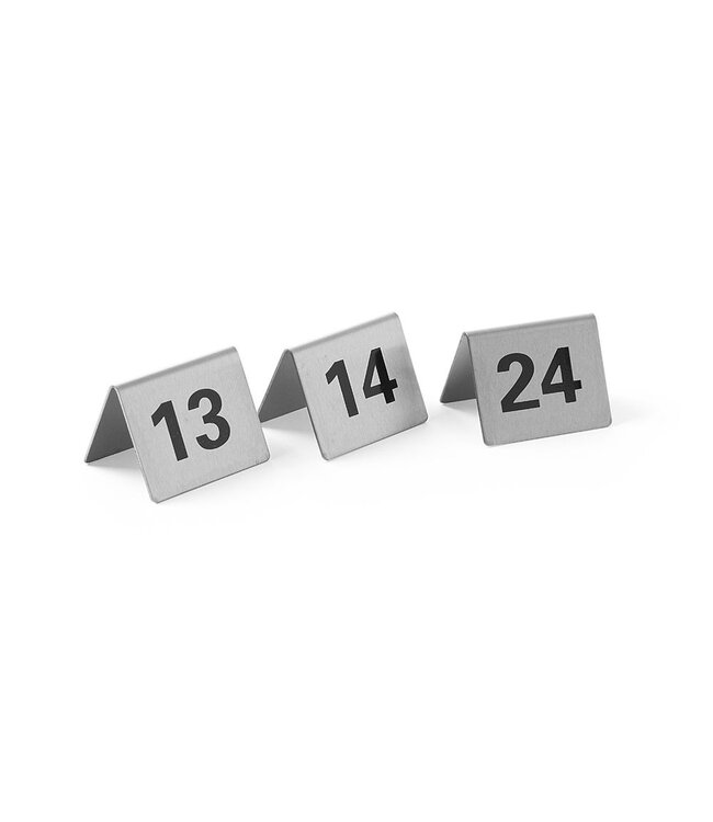 HENDI Tafelstandaard nummers, HENDI, Nummers 13-24, 50x35x(H)40mm