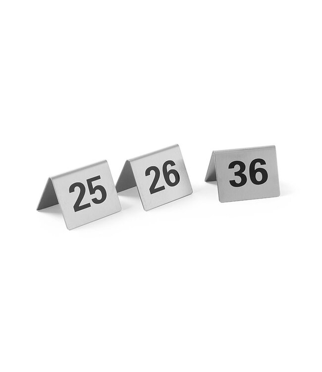 HENDI Tafelstandaard nummers, HENDI, Nummers 25-36, 50x35x(H)40mm