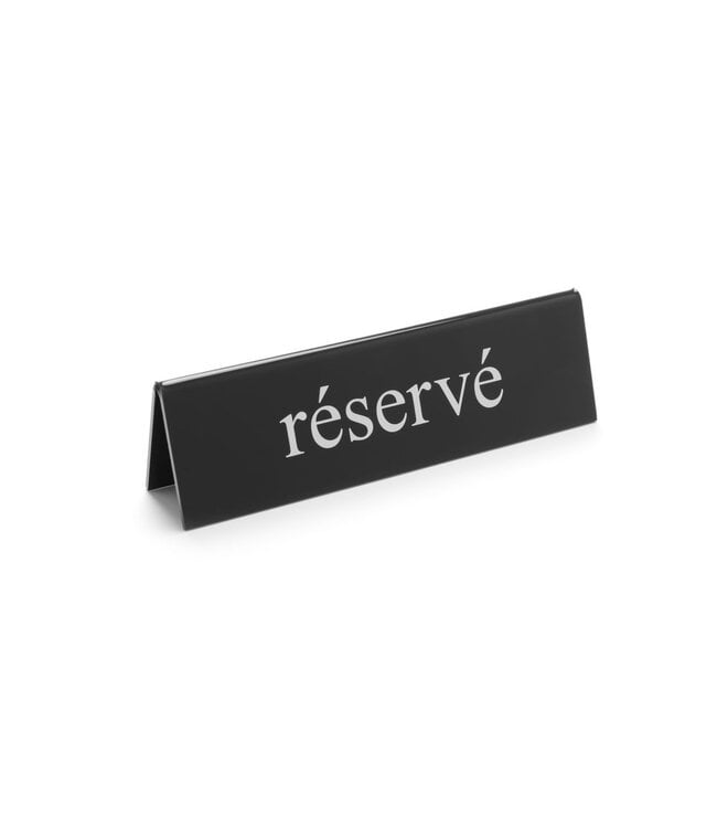 HENDI Tafelstandaard gereserveerd, HENDI, réservé, 130x30x(H)38mm