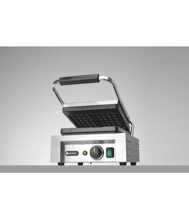 HENDI Wafelmaker 'Luiks', HENDI, 230V/1500W, 330x360x(H)561mm