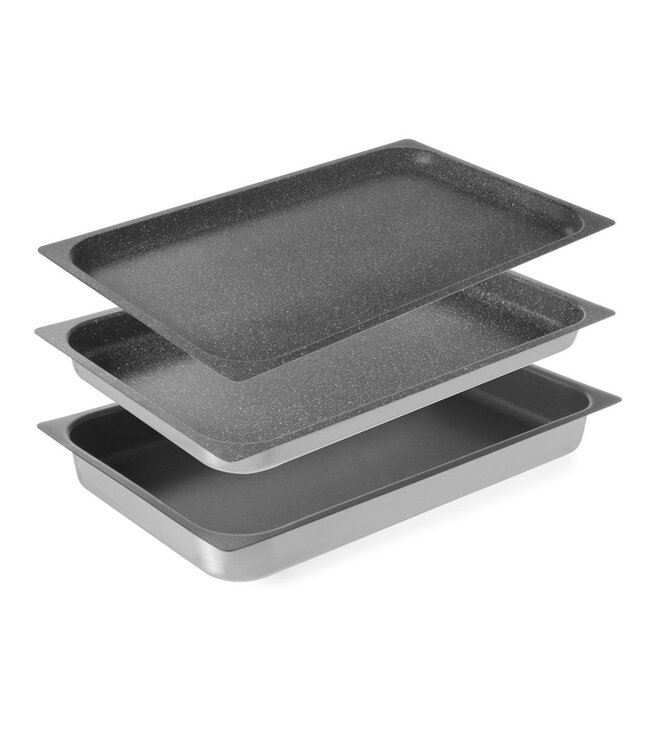 HENDI Bak met anti-aanbak laag, HENDI, GN 1/1, 530x325x(H)65mm