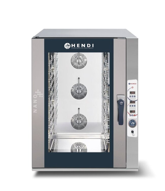 HENDI Convectie stoomoven NANO digital 12x GN1/1, HENDI, 400V/16100W, 935x881x(H)1200mm