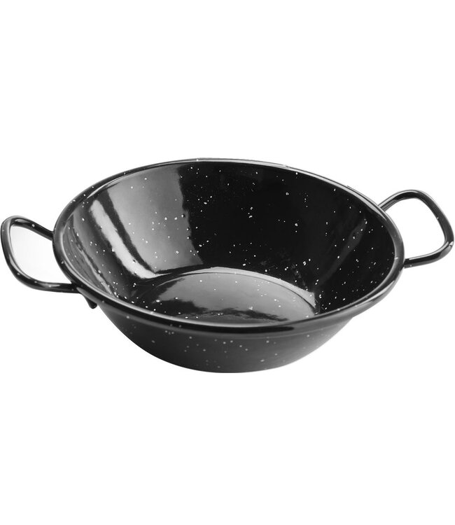 HENDI Geëmailleerde paëllaschalen, HENDI, ø145x(H)40mm