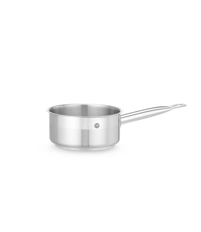 HENDI Steelpan - zonder deksel, HENDI, Profi Line, 1,5L, ø160x(H)75mm