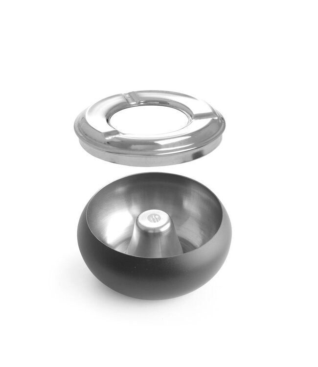 HENDI Terrasasbak zwart, HENDI, ø105x(H)58mm