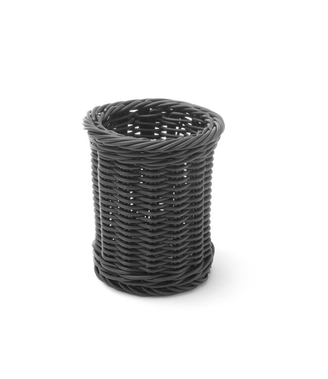 HENDI Bestekmand, HENDI, Zwart, ø100x(H)120mm