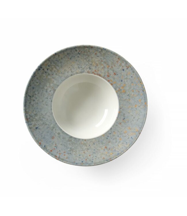 HENDI Pastabord Drops Collection, HENDI, Lichtgrijs, ø275mm