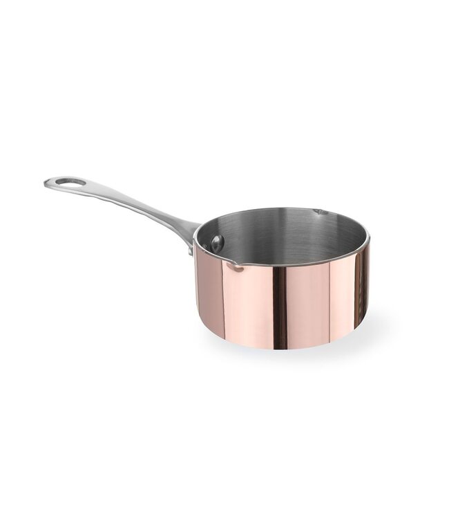 HENDI Steelpannetjes met schenktuit, HENDI, 0,16L, ø75x(H)40mm