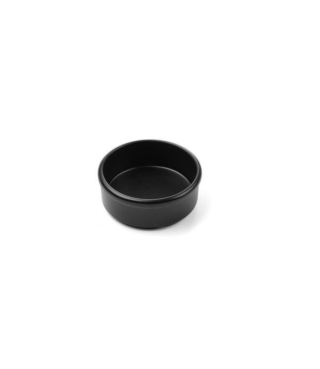 HENDI Boter & Saus schaaltje - 3 st., HENDI, Zwart, 3 st., ø80x(H)30mm