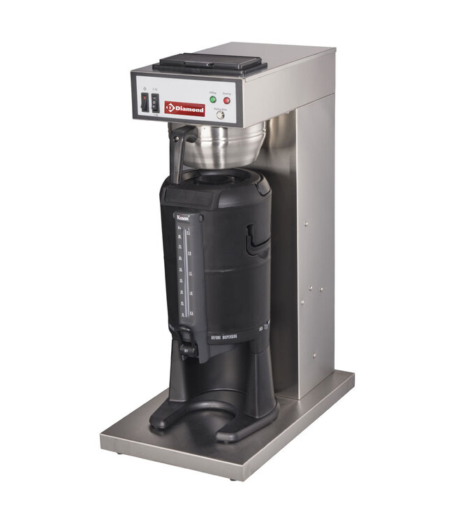 Diamond Koffiepercolator, 1 groep container 2,5 Lit - Automatisch