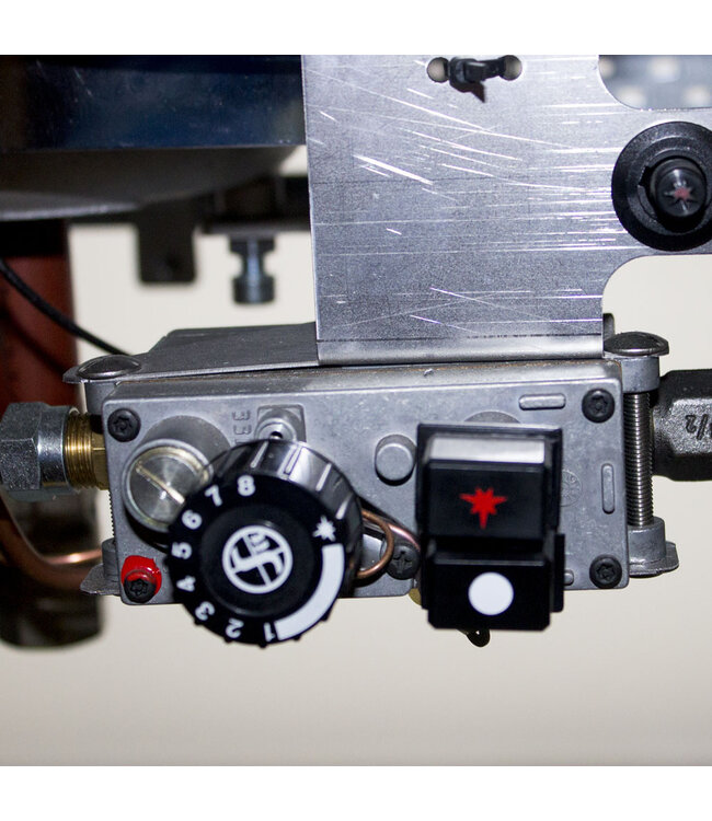 Diamond Gasfriteuse HEAVY DUTY, 1 ronde kuip, mechanisch