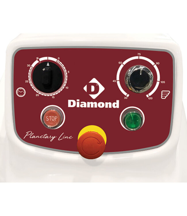 Diamond Klopper-menger, hoge basis, 60 LT, variabele snelheid.