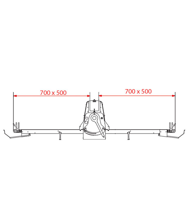Diamond Band-uitroller, tafelmodel, 500x700 mm