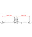 Diamond Band-uitroller, tafelmodel, 500x1000 mm