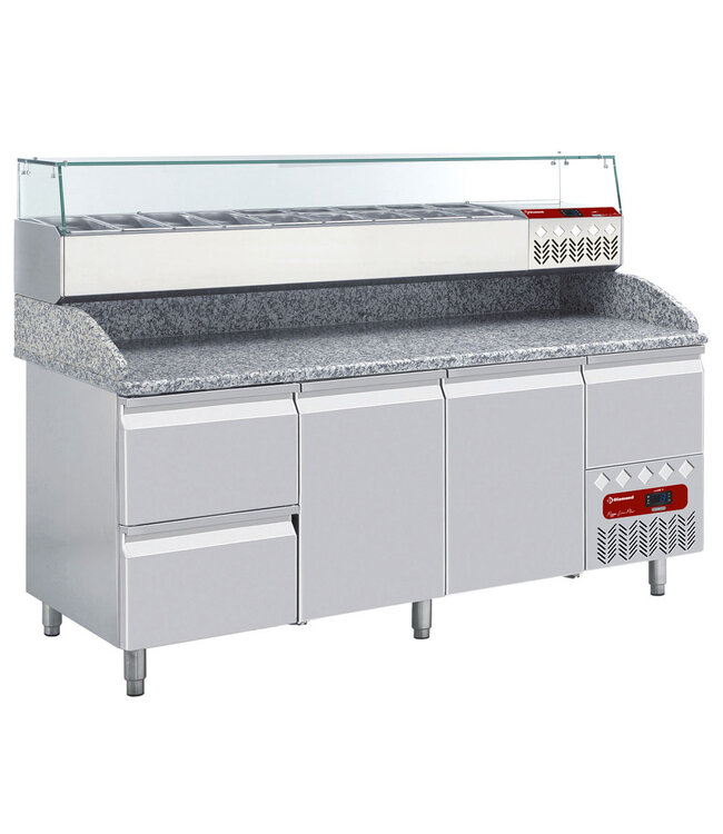 Diamond Geheel Koelkast tafel & gekoelde structuur