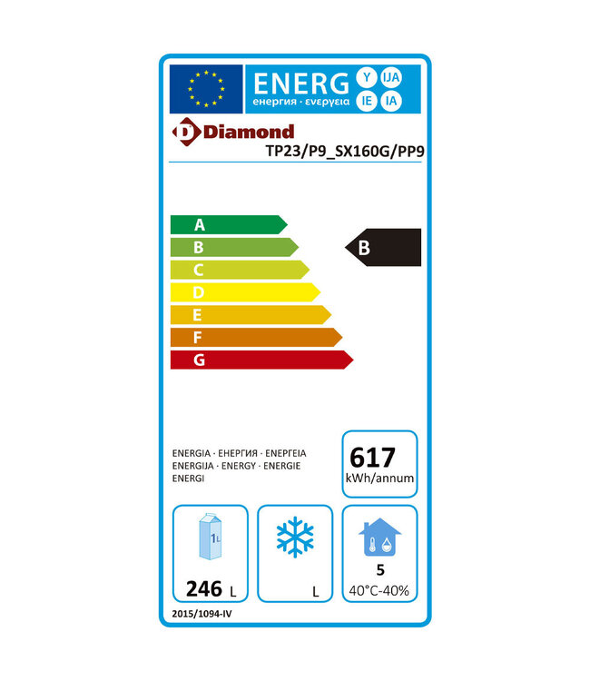 Diamond Geheel Koelkast tafel & gekoelde structuur