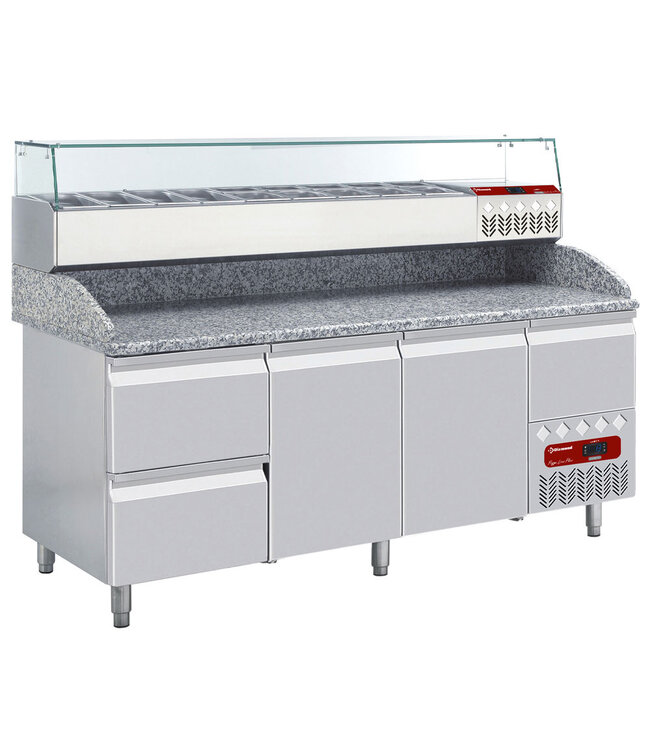 Diamond Geheel Koelkast tafel & gekoelde structuur