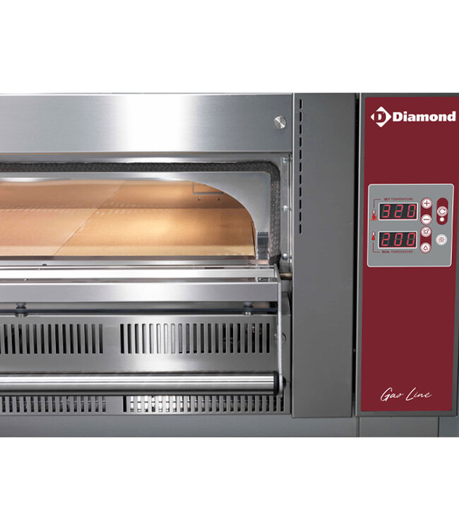 Diamond Gasoven, 6 pizza's Ø 350 mm