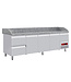 Diamond Koeltafel 3 deuren 600x400, 2 neutrale laden (8x bakken 600x400) + gereedschapslad