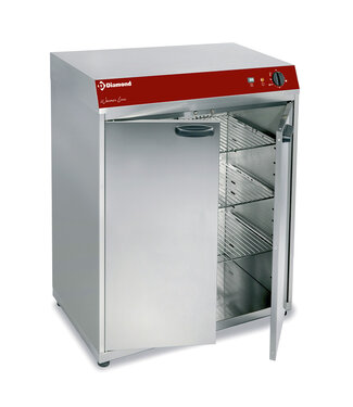 Diamond Geventileerde warmkast (of) warmhoudkast, 2 klapdeuren