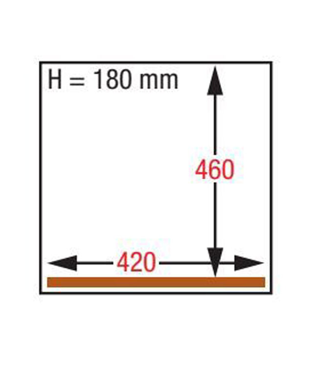 Diamond Vacuummachine, kamer 420x370xh135 mm - 16 m3/h