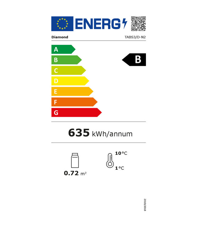 Diamond Flessenkoeler geventileerd "Back Bar", 3 schuifdeuren