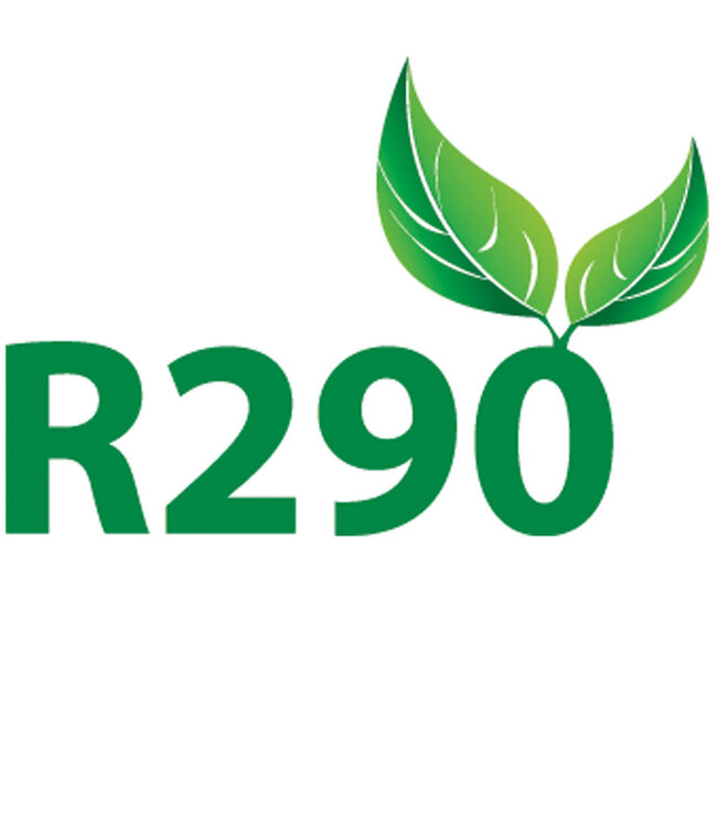 Diamond Flessenkoeler, roestvrij staal, 2 glazen deuren, 375 liters