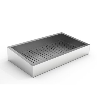 Combisteel CRUSHED ICE 3/1 SCHUIN 304 BED