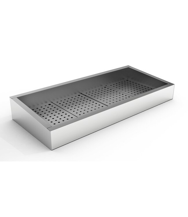 Combisteel CRUSHED ICE 4/1 SCHUIN 304 BED