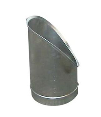 Combisteel T-STUK 45° SCHUIN Ø 400