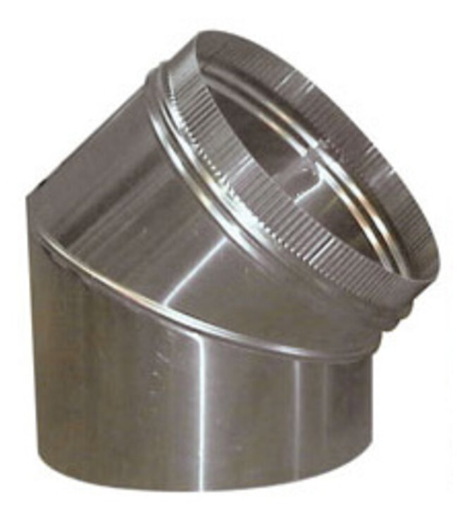 Combisteel 45° BOCHT ROND Ø 200