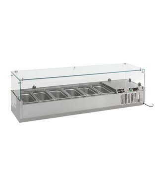 Combisteel GEKOELDE OPZETVITRINE 1/3 GNx6